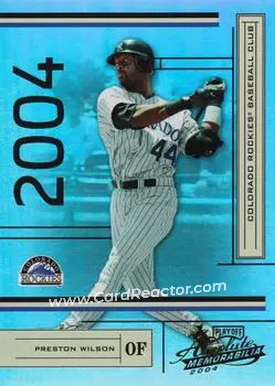 2004 Playoff Absolute Memorabilia #68 - Preston Wilson - Colorado Rockies - Front