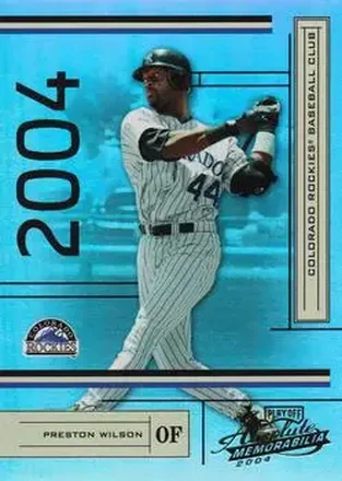 2004 Playoff Absolute Memorabilia #68 - Preston Wilson - Colorado Rockies