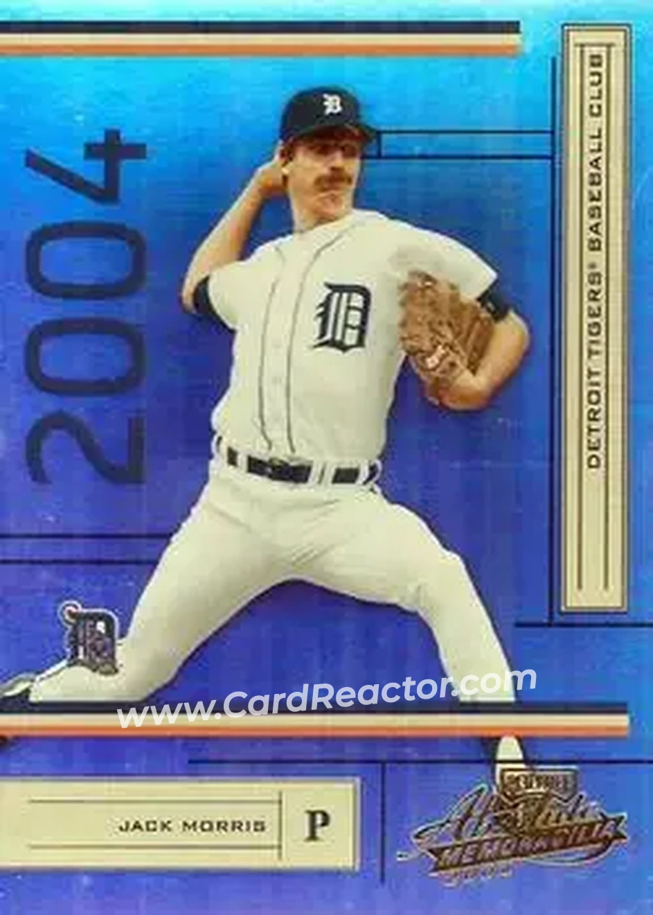 2004 Playoff Absolute Memorabilia #72 - Jack Morris - Detroit Tigers - Front 2004 Playoff Absolute Memorabilia #72 - Jack Morris - Detroit Tigers - Front