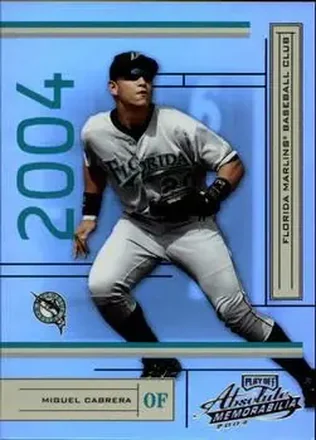 2004 Playoff Absolute Memorabilia #79 - Miguel Cabrera - Florida Marlins