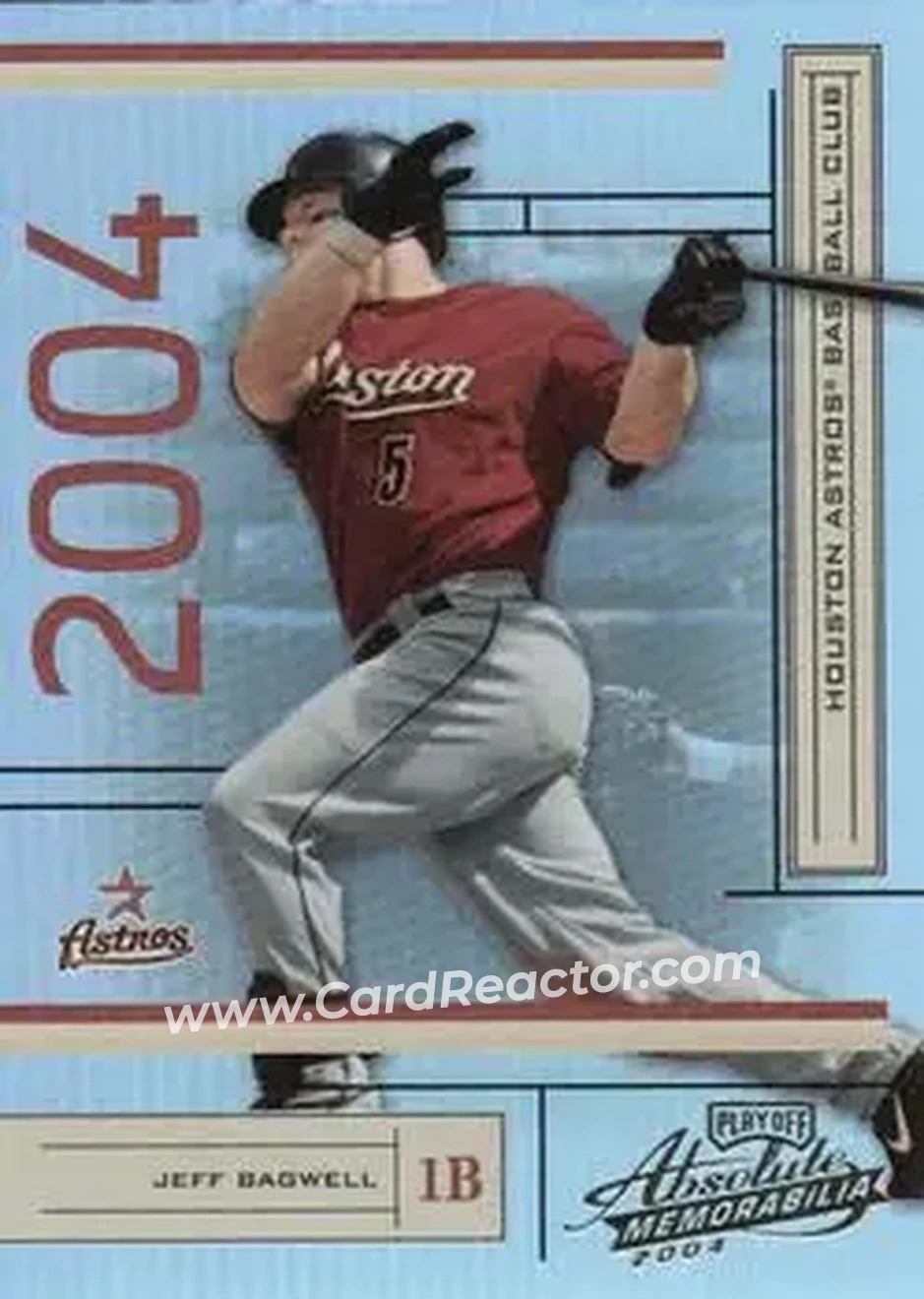 2004 Playoff Absolute Memorabilia #83 - Jeff Bagwell - Houston Astros - Front