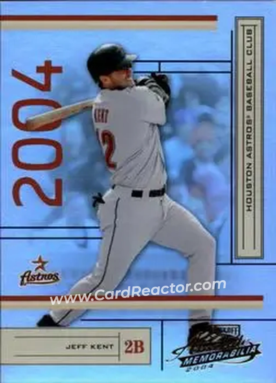 2004 Playoff Absolute Memorabilia #84 - Jeff Kent - Houston Astros - Front 2004 Playoff Absolute Memorabilia #84 - Jeff Kent - Houston Astros - Front