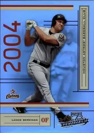 2004 Playoff Absolute Memorabilia #86 - Lance Berkman - Houston Astros