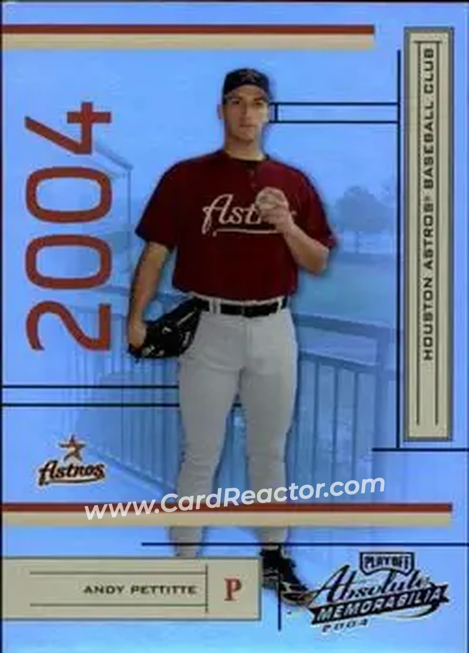 2004 Playoff Absolute Memorabilia #87 - Andy Pettitte - Houston Astros - Front