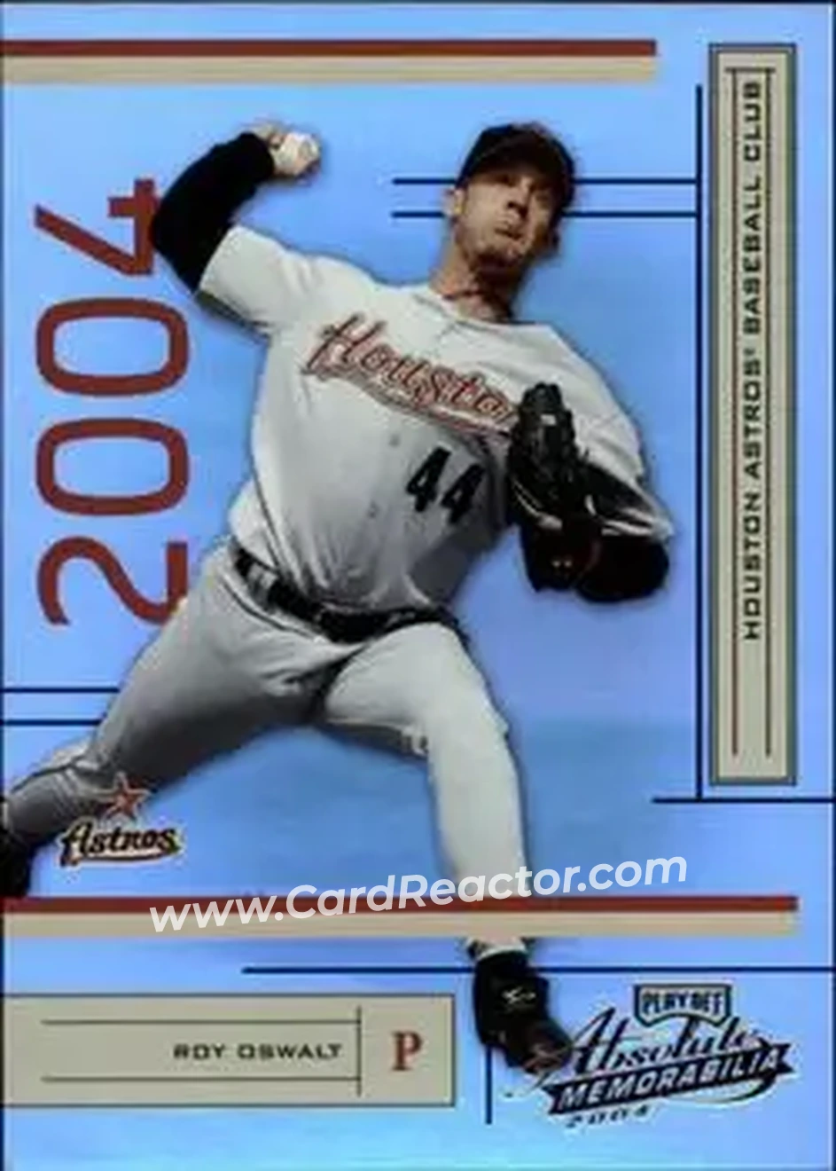 2004 Playoff Absolute Memorabilia #88 - Roy Oswalt - Houston Astros - Front