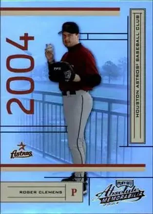 2004 Playoff Absolute Memorabilia #91 - Roger Clemens - Houston Astros