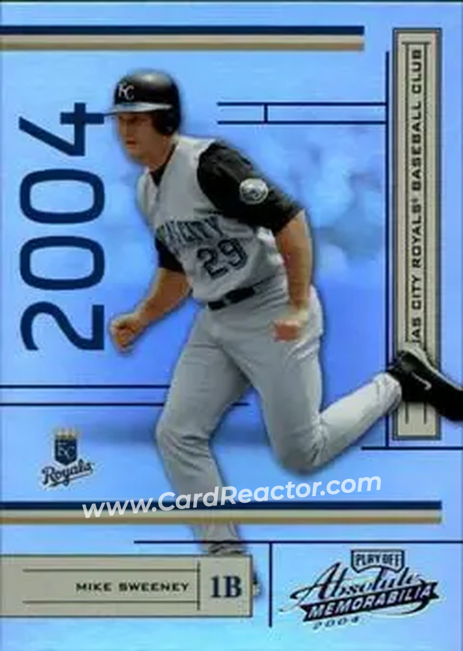 2004 Playoff Absolute Memorabilia #92 - Mike Sweeney - Kansas City Royals - Front