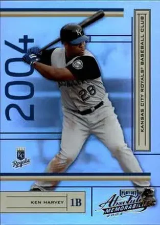 2004 Playoff Absolute Memorabilia #96 - Ken Harvey - Kansas City Royals