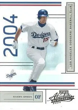 2004 Playoff Absolute Memorabilia #101 - Shawn Green - Los Angeles Dodgers