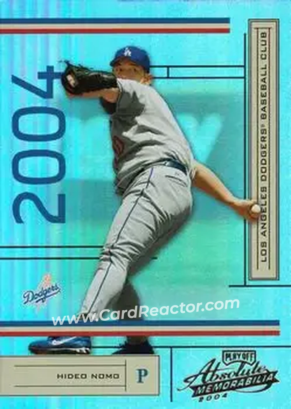 2004 Playoff Absolute Memorabilia #102 - Hideo Nomo - Los Angeles Dodgers - Front