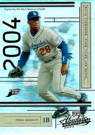 2004 Playoff Absolute Memorabilia #105 - Fred McGriff - Tampa Bay Devil Rays