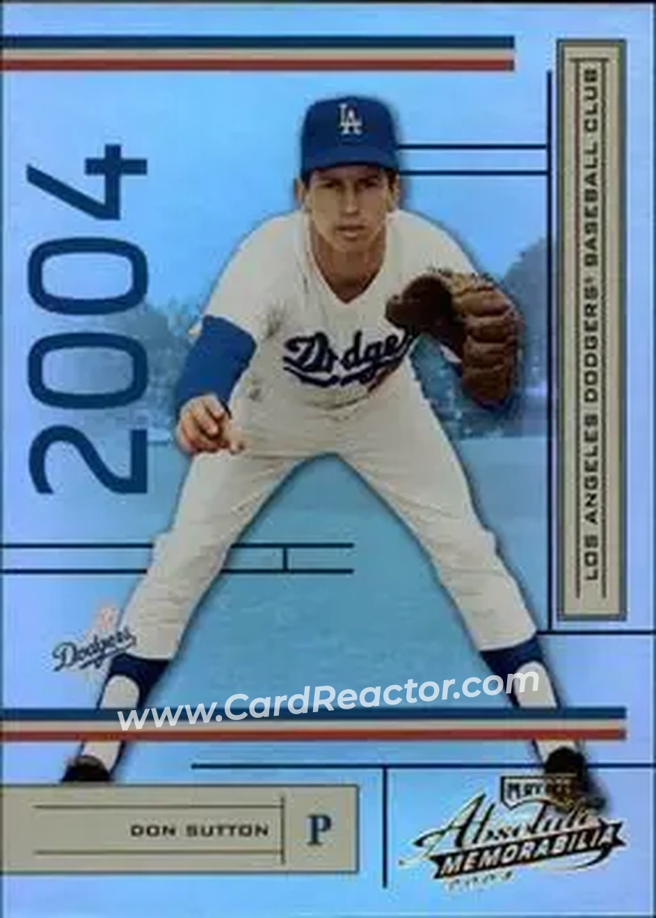2004 Playoff Absolute Memorabilia #107 - Don Sutton - Los Angeles Dodgers - Front