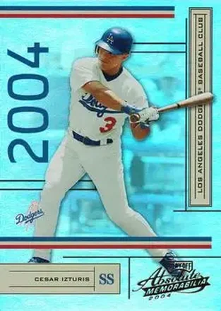 2004 Playoff Absolute Memorabilia #109 - Cesar Izturis - Los Angeles Dodgers