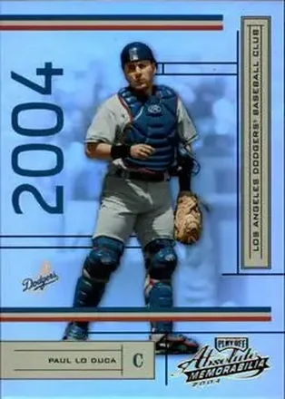 2004 Playoff Absolute Memorabilia #111 - Paul Lo Duca - Los Angeles Dodgers