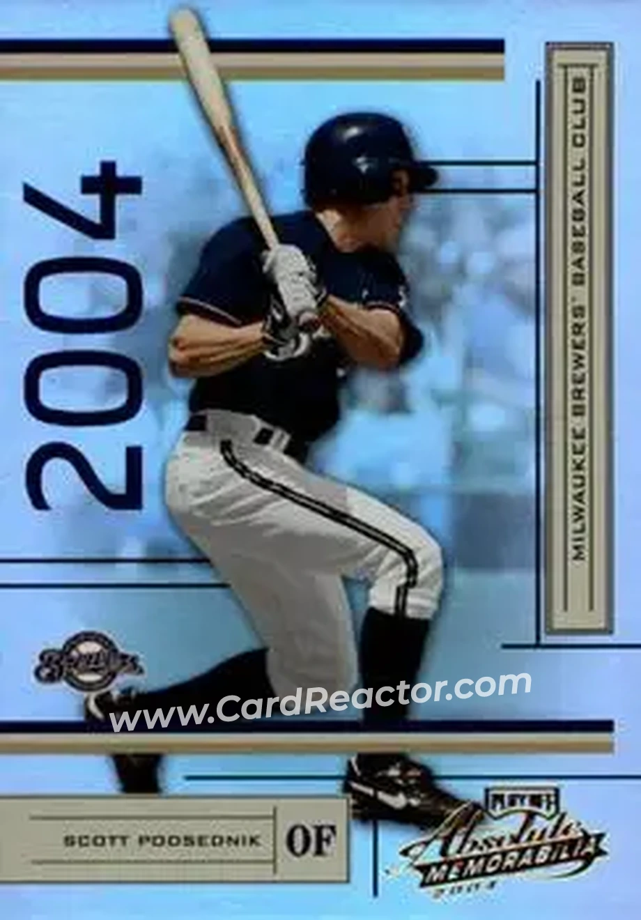 2004 Playoff Absolute Memorabilia #113 - Scott Podsednik - Milwaukee Brewers - Front