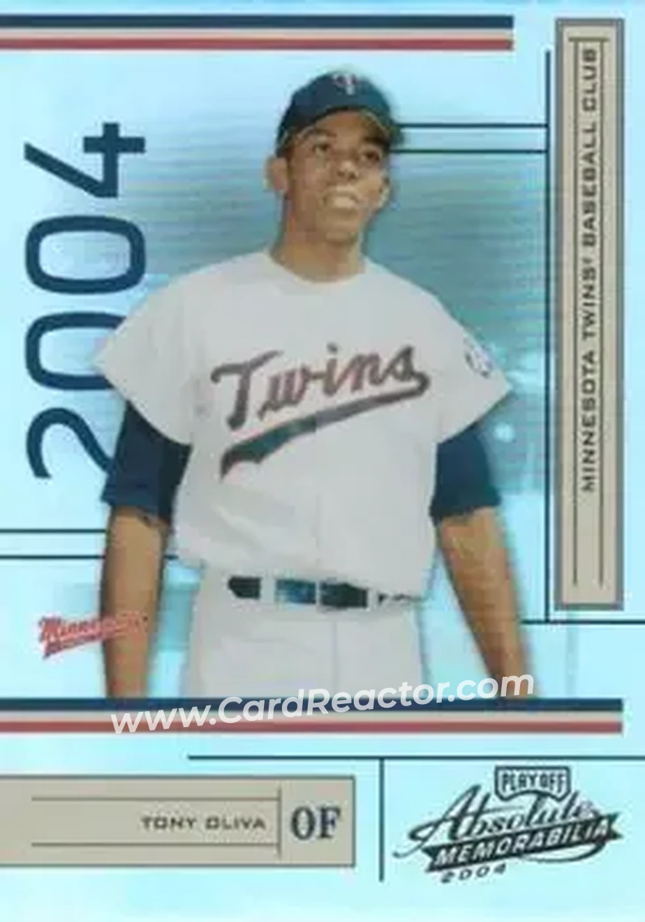 2004 Playoff Absolute Memorabilia #116 - Tony Oliva - Minnesota Twins - Front