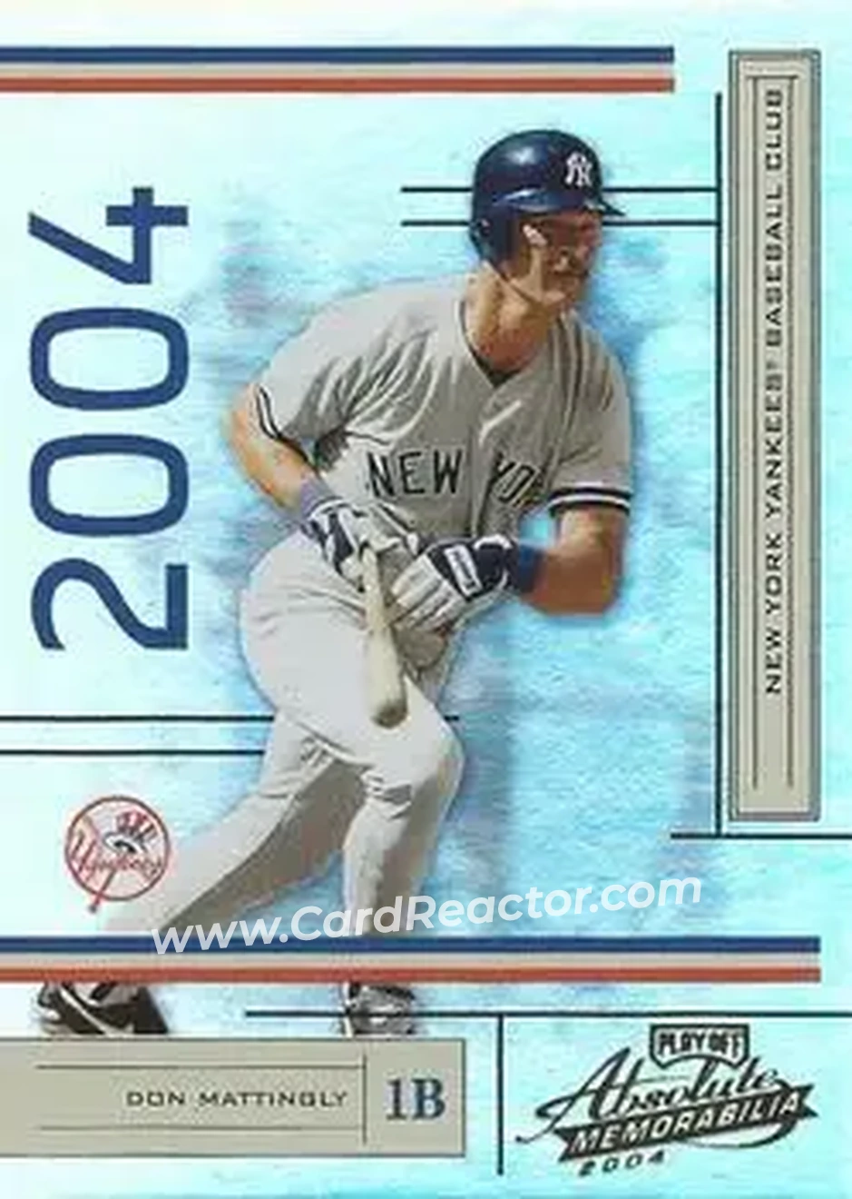 2004 Playoff Absolute Memorabilia #136 - Don Mattingly - New York Yankees - Front
