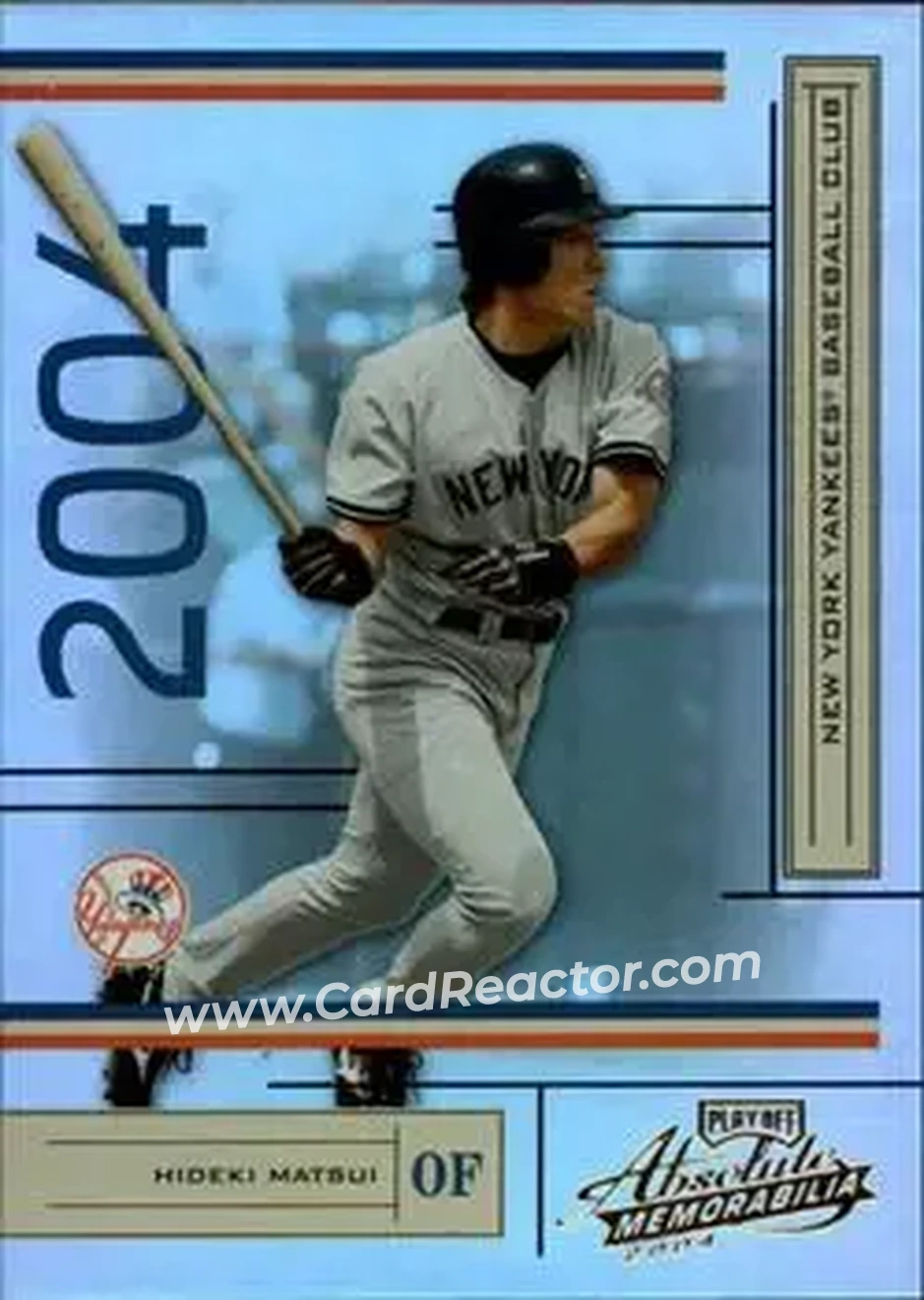 2004 Playoff Absolute Memorabilia #141 - Hideki Matsui - New York Yankees - Front