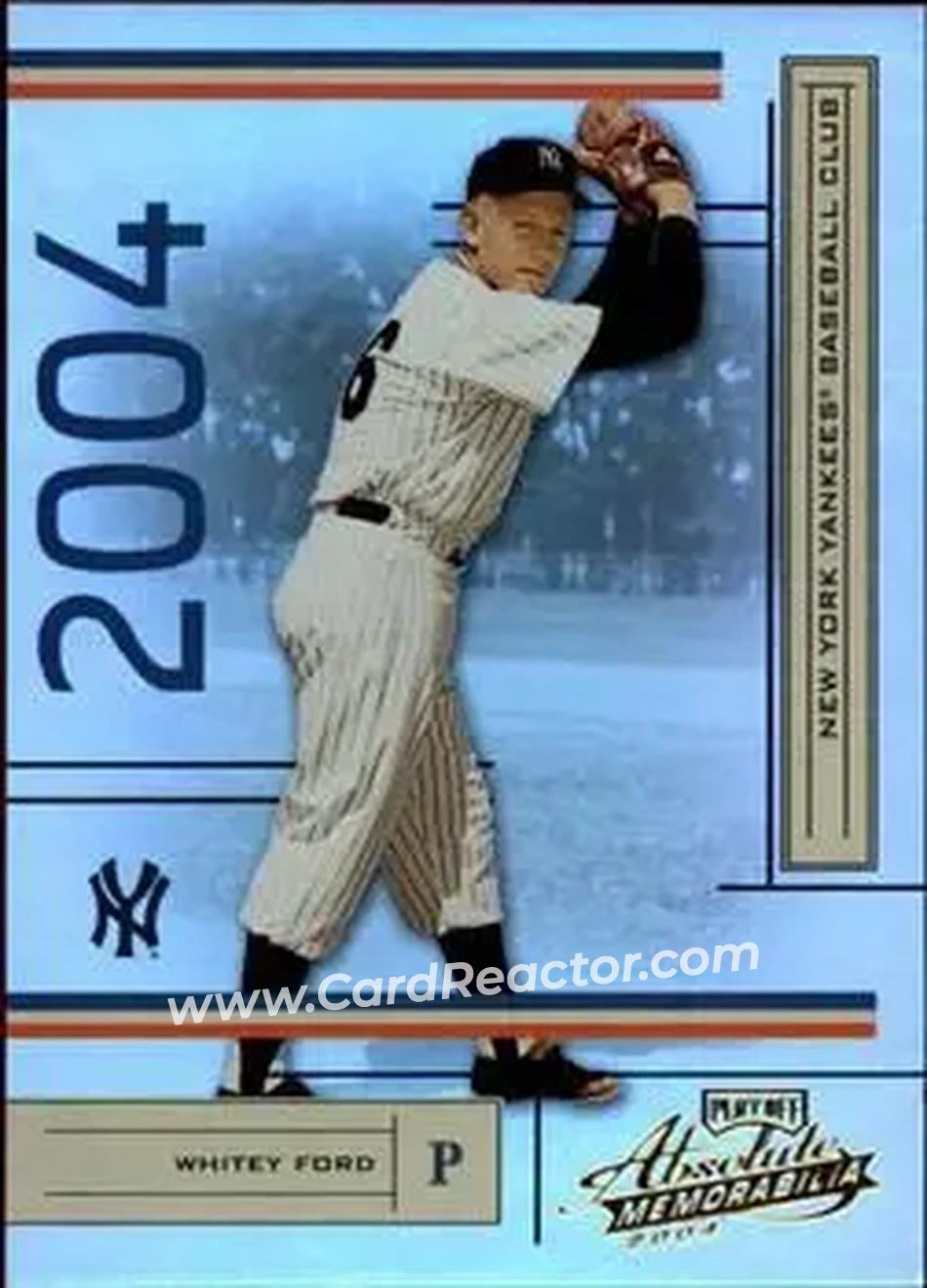 2004 Playoff Absolute Memorabilia #149 - Ed "Whitey" Ford - New York Yankees - Front
