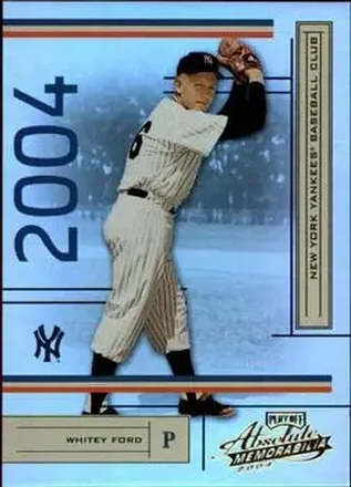 2004 Playoff Absolute Memorabilia #149 - Ed "Whitey" Ford - New York Yankees