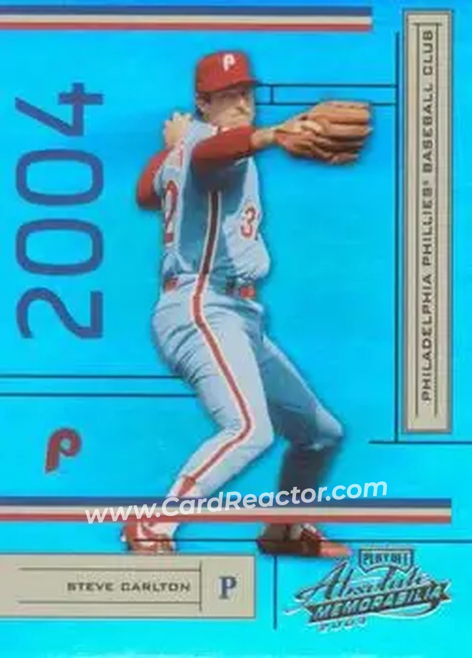 2004 Playoff Absolute Memorabilia #161 - Steve Carlton - Philadelphia Phillies - Front