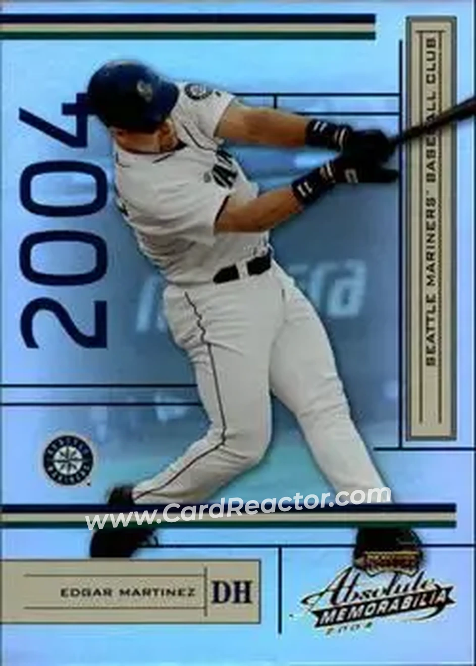 2004 Playoff Absolute Memorabilia #173 - Edgar Martinez - Seattle Mariners - Front