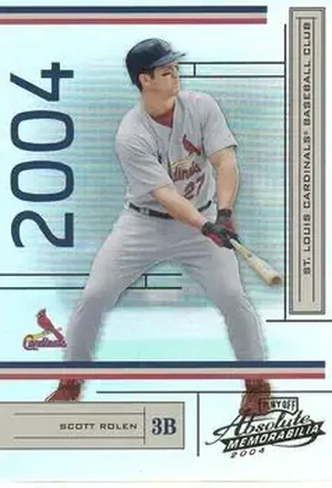 2004 Playoff Absolute Memorabilia #178 - Scott Rolen - St. Louis Cardinals