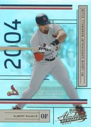 2004 Playoff Absolute Memorabilia #179 - Albert Pujols - St. Louis Cardinals
