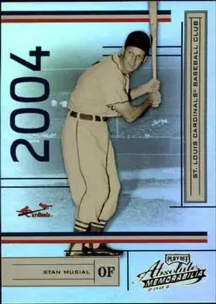 2004 Playoff Absolute Memorabilia #181 - Stan Musial - St. Louis Cardinals