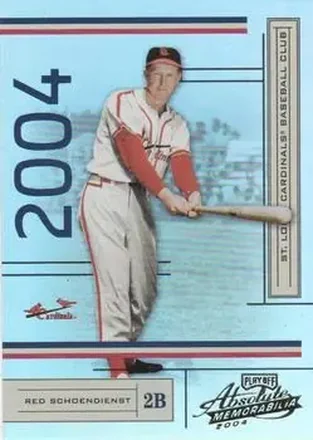 2004 Playoff Absolute Memorabilia #183 - Al Schoendienst - St. Louis Cardinals