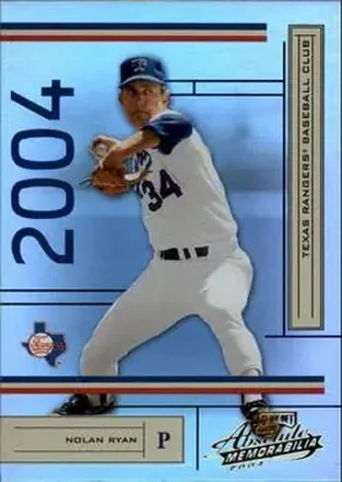 2004 Playoff Absolute Memorabilia #190 - Nolan Ryan - Texas Rangers