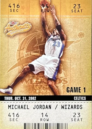 2002-03 Fleer Authentix #72 - Michael Jordan