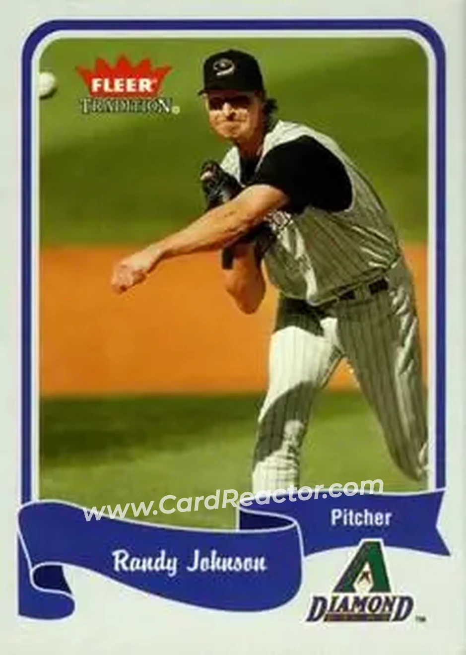 2004 Fleer Tradition #64 - Randy Johnson - Arizona Diamondbacks - Front