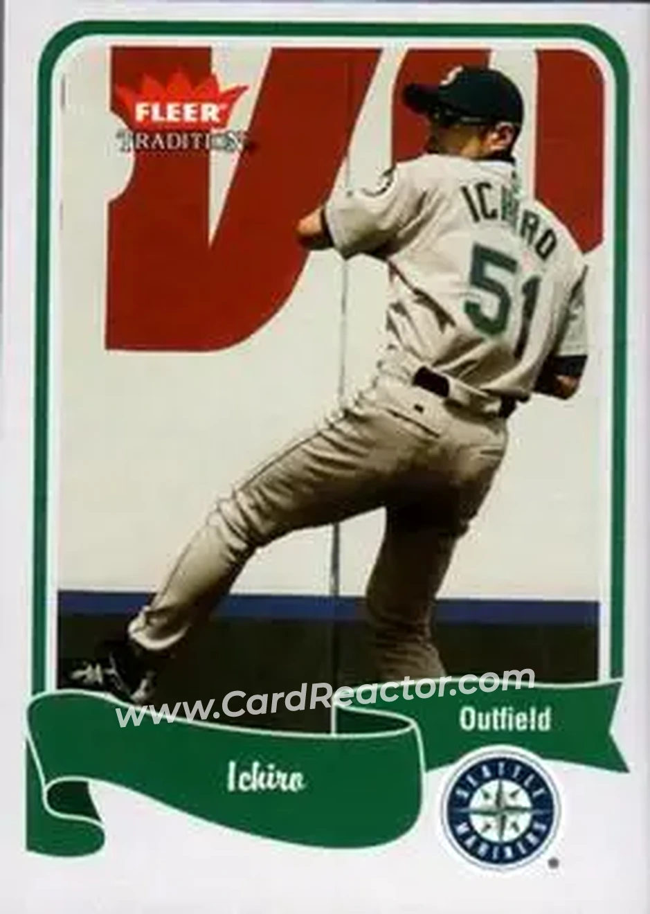 2004 Fleer Tradition #77 - Ichiro - Seattle Mariners - Front
