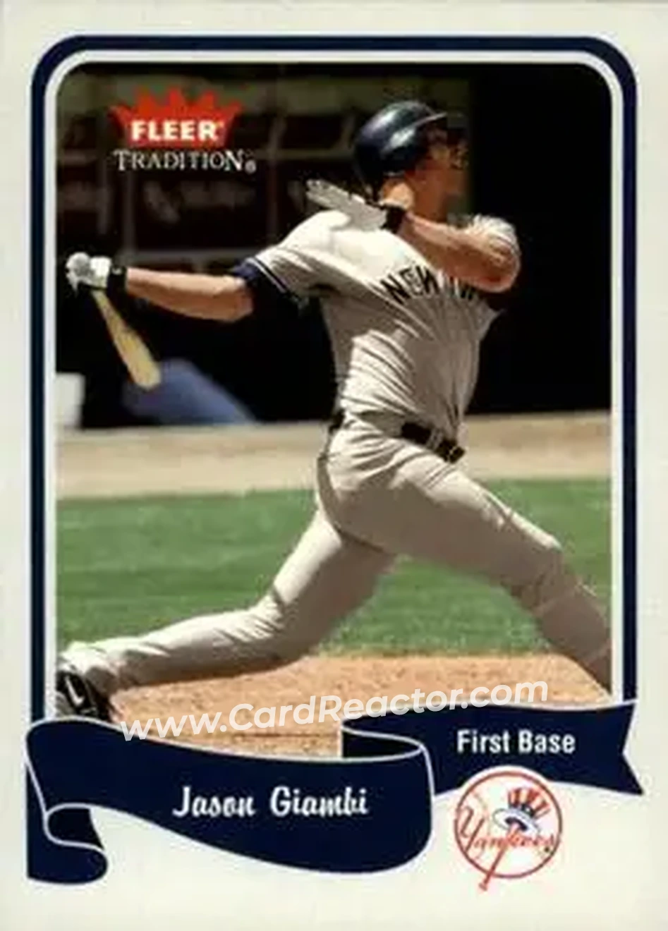 2004 Fleer Tradition #326 - Jason Giambi - New York Yankees - Front