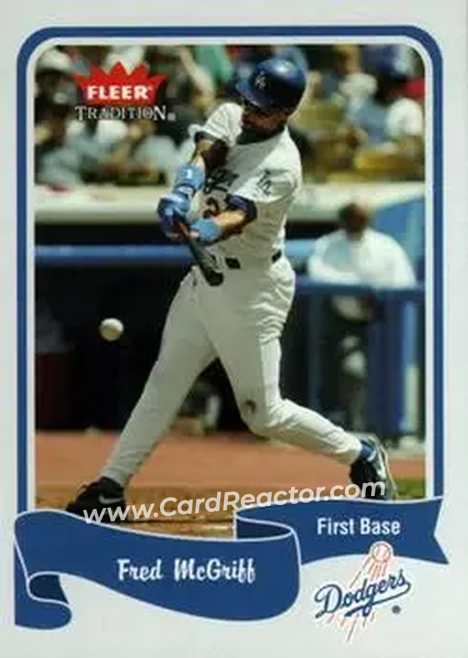 2004 Fleer Tradition #374 - Fred McGriff - Los Angeles Dodgers - Front