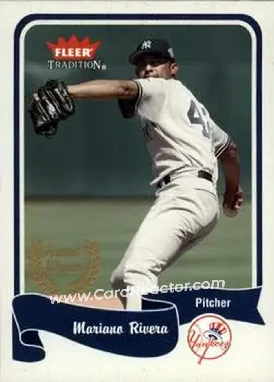 2004 Fleer Tradition #463 - Mariano Rivera - New York Yankees - Front