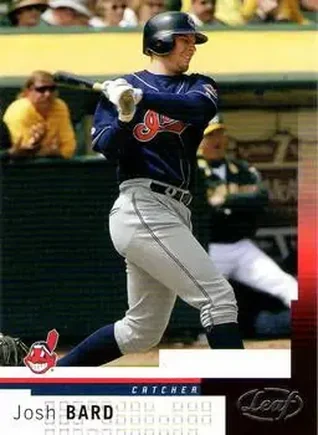 2004 Leaf #30 - Josh Bard - Cleveland Indians