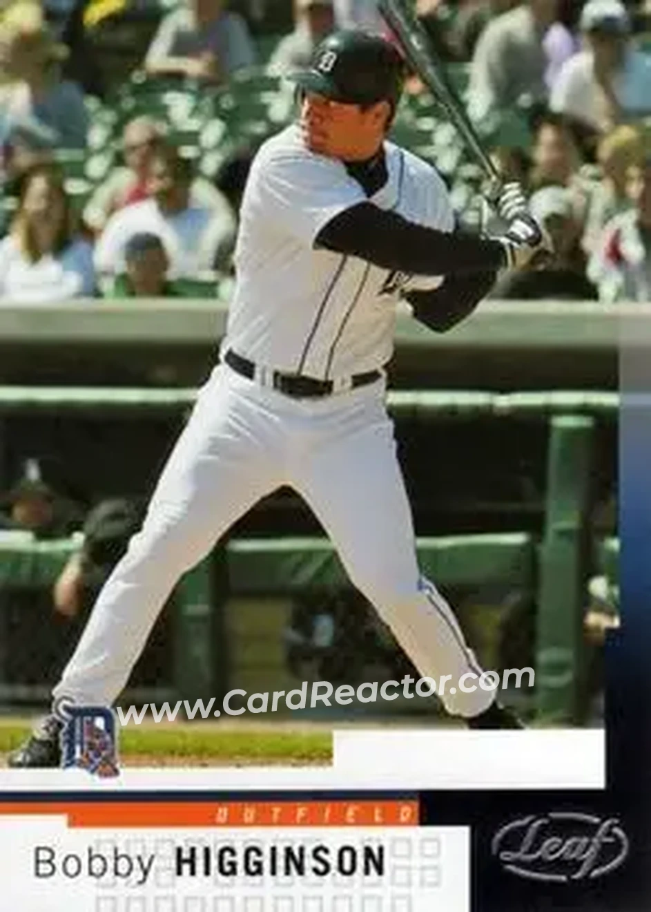 2004 Leaf #34 - Bobby Higginson - Detroit Tigers - Front 2004 Leaf #34 - Bobby Higginson - Detroit Tigers - Front