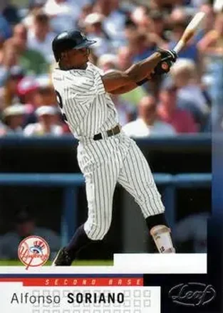2004 Leaf #53 - Alfonso Soriano - New York Yankees