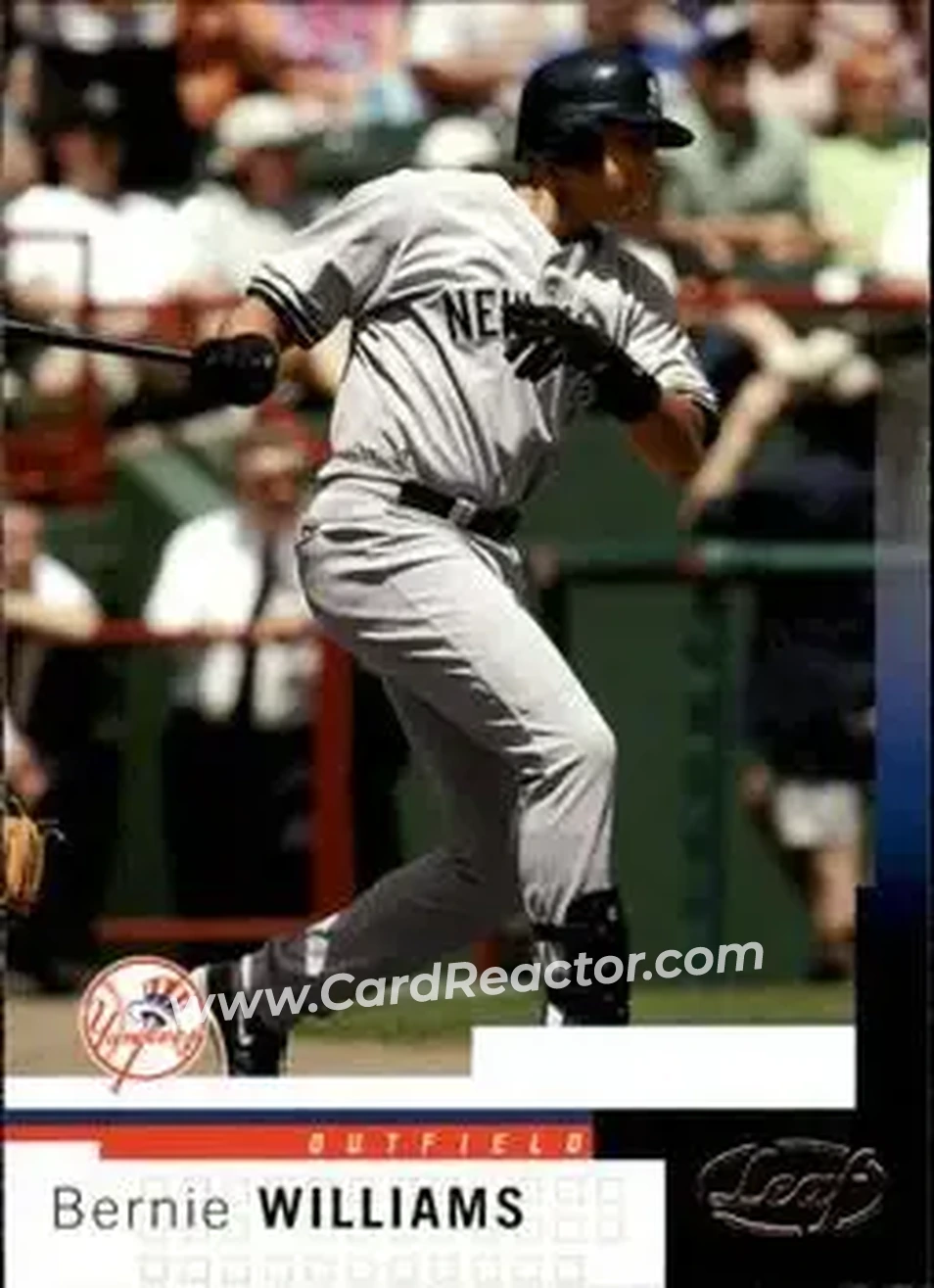 2004 Leaf #54 - Bernie Williams - New York Yankees - Front