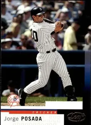 2004 Leaf #59 - Jorge Posada - New York Yankees