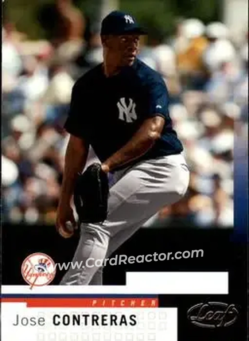 2004 Leaf #60 - Jose Contreras - New York Yankees - Front