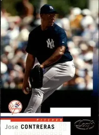 2004 Leaf #60 - Jose Contreras - New York Yankees