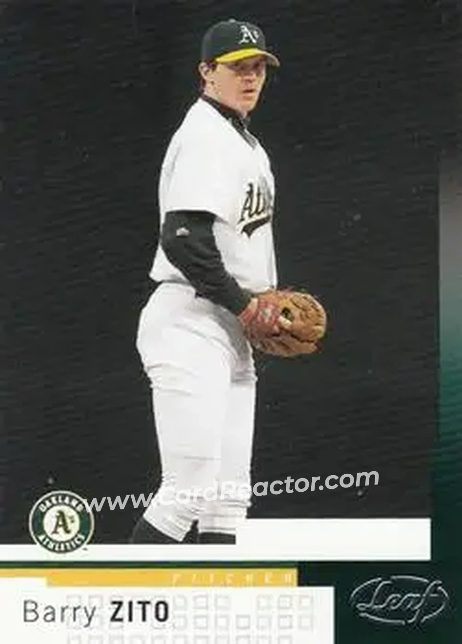 2004 Leaf #64 - Barry Zito - Oakland Athletics - Front