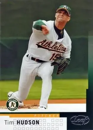 2004 Leaf #71 - Tim Hudson - Oakland Athletics