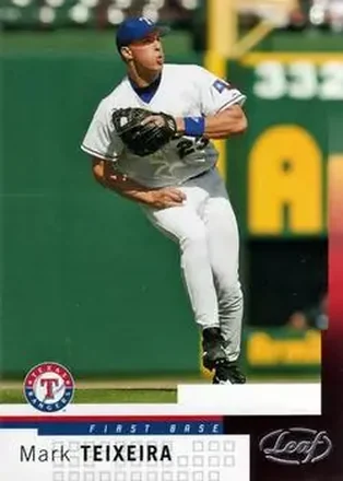 2004 Leaf #90 - Mark Teixeira - Texas Rangers