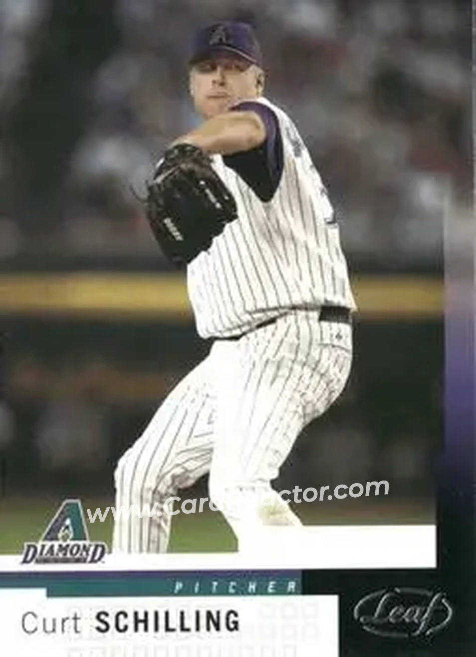 2004 Leaf #99 - Curt Schilling - Arizona Diamondbacks - Front 2004 Leaf #99 - Curt Schilling - Arizona Diamondbacks - Front