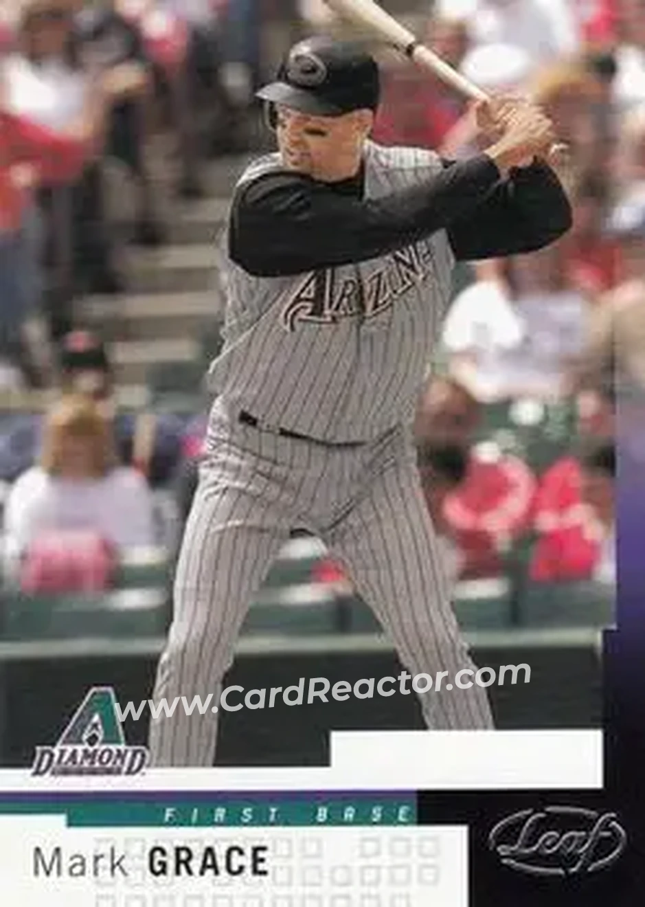 2004 Leaf #103 - Mark Grace - Arizona Diamondbacks - Front 2004 Leaf #103 - Mark Grace - Arizona Diamondbacks - Front