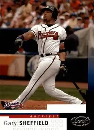 2004 Leaf #108 - Gary Sheffield - Atlanta Braves